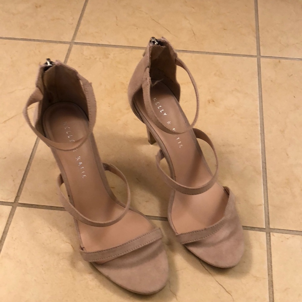 Kelly and Katie suede heels